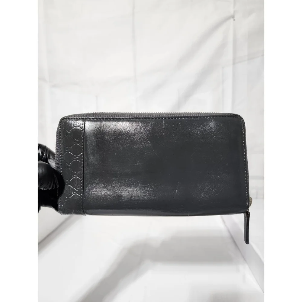 Gucci GG Signature Leather Continental Wallet Grey - Picture 5 of 12